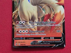 Ninetales V 026/192 Rebel Clash NM Ultra Rare Pokemon Card - Image 4