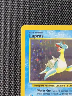 1999 Pokemon Fossil Holo #10 Lapras - Image 2