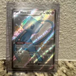 Pokemon Mew EX Shiny Ultra Rare Holo 216/091 SV: Paldean Fates 180HP English - Image 2