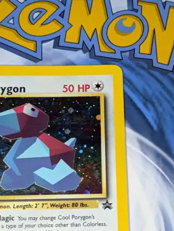 Cool Porygon 15 Wotc Black Star Promo Holo Played Pokemon Tcg Vintage - Image 3