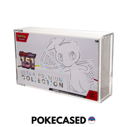 POKEMON 151 UPC MAGNETIC DISPLAY CASE PROTECTOR BY POKECASED. *PREMIUM ACRYLIC - Image 1