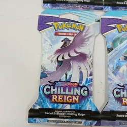 Pokemon TCG Chilling Reign Sleeved Booster Pack Lot Of 4 - Image 3
