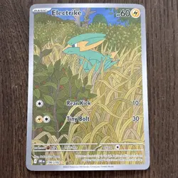 Electrike - 196/182 - Pokemon Destined Rivals Illustration Rare NM - Image 1