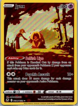 Jynx TG04/TG30 Holo Silver Tempest Trainer Gallery Pokemon Holo NM - Image 1