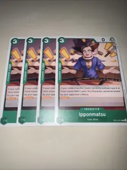 OP12-021 Ipponmatsu X4 Playset One Piece Card Game TCG CCG English - Image 4