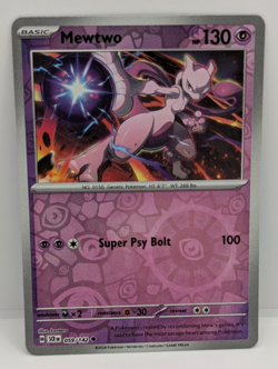 Mewtwo 059/142 Sv07: Stellar Crown Reverse Holo NM Pokemon - Image 1