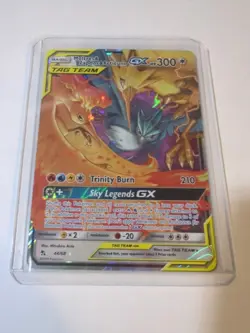 2019 Pokemon Hidden Fates - Moltres & Zapdos & Articuno GX #44 - Image 1