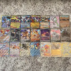 Pokemon TCG Card Lot Of 21 Modern English And Japanese Ex, V, Full Arts NM - Image 1