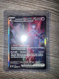Pokemon Destined Rivals Team Rockets Mewtwo ex 231/182 Special Illustration Rare - Image 1