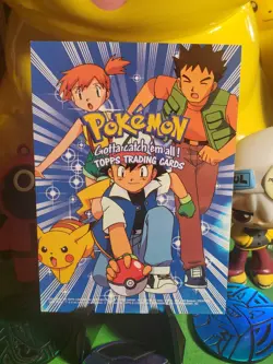 Pokemon TCG 2000 Topps Movie Animation Edition Checklist Vintage Card NM/M ;p - Image 1