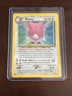 Pokemon Neo Revelation - Blissey Holo - 2/64 SWIRL - MP - Image 2