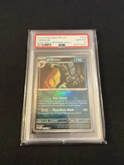 Umbreon 059/131 Poke Ball PSA 10 - Pokemon Prismatic Evolutions - Image 1