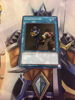 Confiscation Super Rare Spell Ruler (25th Anniversary Edition) SRL-EN038 NM - Image 1
