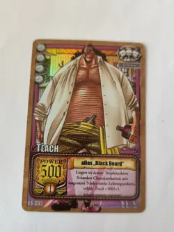 One Piece - Teach Blackbeard ES-C05 Holo TCG 1999 Karte Deutsch - Image 1
