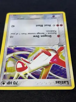 Pokemon Latias 4/10 Holo Rare 2004 Trainer Kit EX Series TCG Card MP SWIRL - Image 4