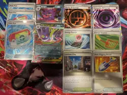 Pokemon Poke Pad Full Art & Mega Gengar Ex Playable Card Lot - Image 1