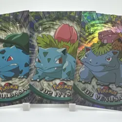 Topps TV Animation Pokemon Cards Featuring Venusaur Evolution - Image 3