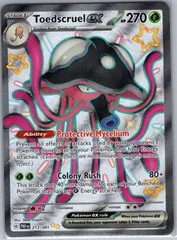 Toedscruel ex 213/091 SV: Paldean Fates - Pokemon Card - NM - Image 1
