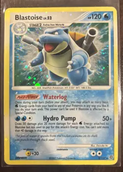 Pokemon Blastoise Diamond & Pearl 2/132 Holo Rare Stage 2 English Card - Image 1