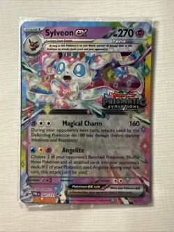 Sylveon ex - (Prismatic Evolutions Stamp) 041/131 Miscellaneous Cards & Products - Image 1