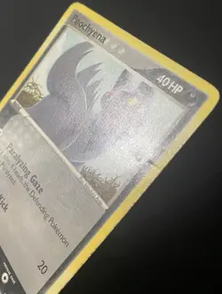 Poochyena 80/110 Holon Phantoms Regular *DAMAGED* Pokemon Card - Image 3
