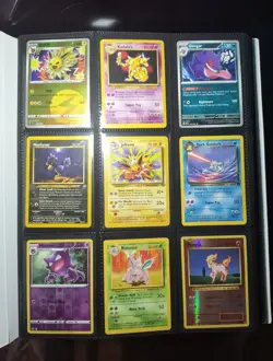 Huge Pokemon Card Binder Collection Lot WOTC Cards Mid Era Modern TCG Jolteon - Image 1