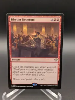 Disrupt Decorum Commander Masters Regular - Image 1