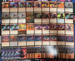 MTG - NINJA TURTLES RAPHAEL RED BOT BUSTER DECK - RAPH & LEO SIBLING RIVALS ~ - Image 1