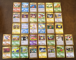 Pokemon NEO GENESIS SET Japanese Edition uncommon common lot non holos 34 cards - Image 1