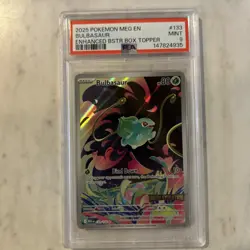 2025 POKEMON MEG EN-MEGA EVOLUTION ILLUSTRATION RARE #133 BULBASAUR PSA 9 - Image 1