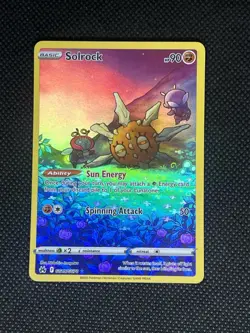 Pokemon Solrock Ultra Rare Holo GG15/GG70 Crown Zenith Galarian Gallery 2023 90… - Image 1