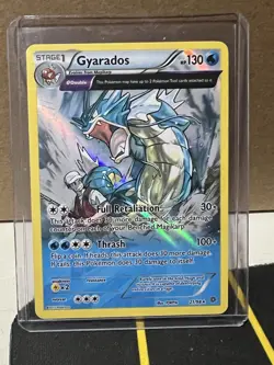 Pokemon Gyarados TGC Full Art Holo Card 21/98 XY Ancient Origins 2015 NM/M - Image 1
