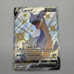 Lapras V SV110/SV122 Shining Fates NM Full Art Ultra Rare Pokemon Card - Image 3