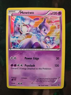 Mewtwo 53/113 Holo Rare Legendary Treasures NM/M Pokemon - Image 1