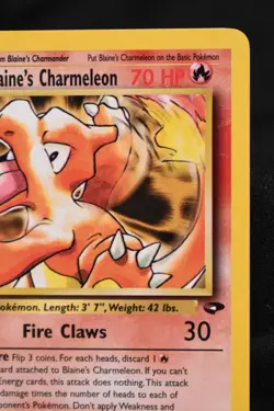 Blaine's Charmeleon 1st Edition 31/132 NM Gym Challenge Uncommon Pokemon TCG - Image 3
