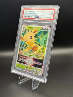 POKEMON 2022 SWSH Promo LEAFEON Vstar Special Collection #195 PSA 9 RARE - Image 2