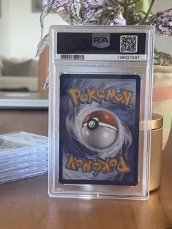 2024 Pokemon Mew ex 216/091 Shiny Ultra Rare Paldean Fates PSA 9 Mint - Image 2