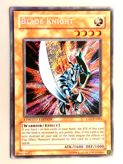 yugioh Blade Knight CT1-EN002 Secret Rare Limited Edition played - Image 3