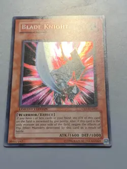 yugioh Blade Knight CT1-EN002 Secret Rare Limited Edition played - Image 5