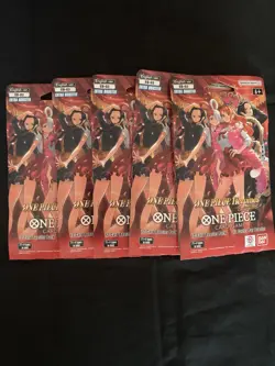 Bandai ONE PIECE Heroines EB-03 Single Sleeved Booster packs. Lot Of 5 - Image 1
