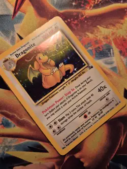 Dragonite Holo Rare Pokemon Card, Fossil, 4/62 - Image 3