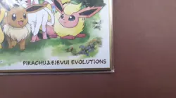 Pokemon Pikachu Eevee Evolutions Shikishi Art Board Card 2019 BANDAI Nintendo - Image 2