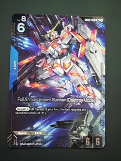 Full Armor Unicorn Destroy Mode Alternate - GD03-010 U+ - Gundam TCG Card Game - Image 1