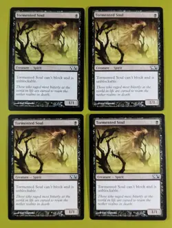 Tormented Soul x4 Magic 2013 M13 4x Playset Magic the Gathering MTG - Image 1