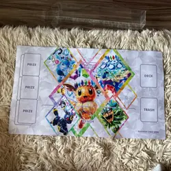 NEW Pokemon Card Game Prismatic Evolutions Tera Fest EX Korean Playmat - Image 1