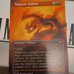Magmatic Hellkite #0380 Tarkir: Dragonstorm Rare Red Creature Foil Full Art - Image 1
