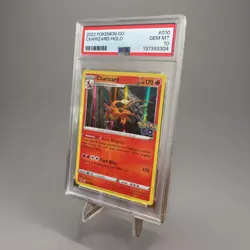 2022 POKEMON GO #010 TIMES SQUARE CHARIZARD-HOLO PSA 10 - Image 2