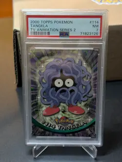 PSA 7 2000 Topps Pokemon TV Animation Series 2 Tangela #114 - Image 1
