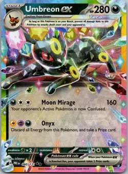Umbreon ex #060/131 SV: Prismatic Evolutions Pokemon Near Mint or Better - Image 1
