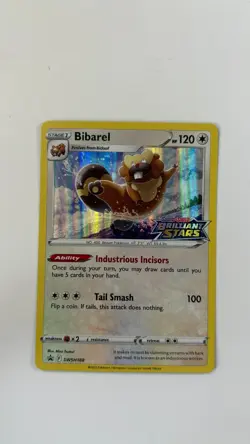 Pokemon Brilliant Stars Bibarel Holo Promo SWSH188 Pokemon TCG - Image 1